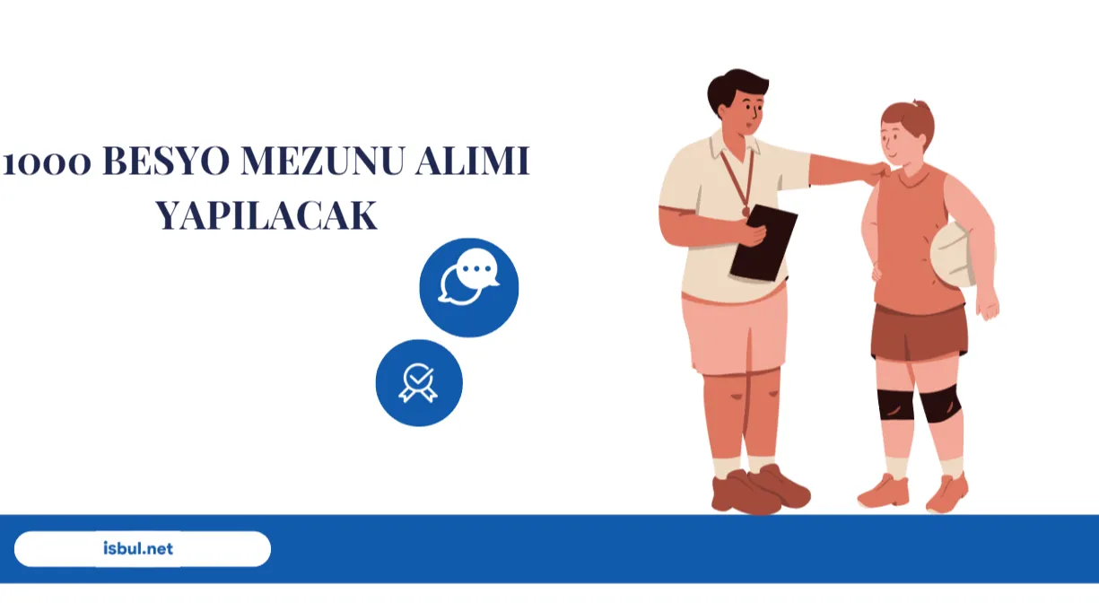 1000 BESYO Mezunu Alımı Yapılacak 1000 BESYO Mezunu Alimi Yapilacak