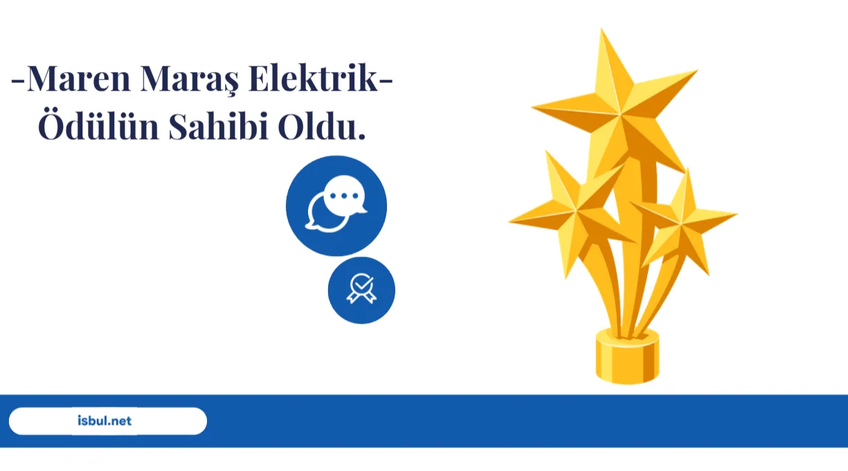 -Maren Maraş Elektrik- Ödülün Sahibi Oldu -Maren Maras Elektrik- Odulun Sahibi Oldu