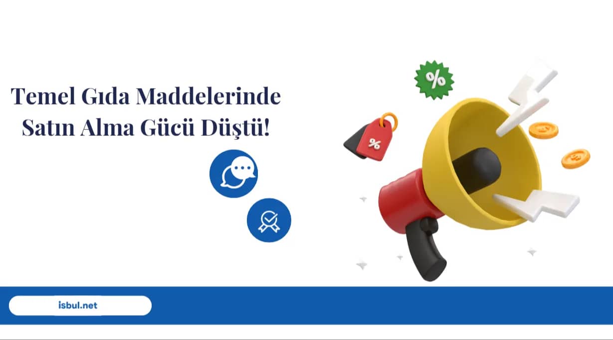 Temel Gıda Maddelerinde Satın Alma Gücü Düştü! Temel Gida Maddelerinde Satin Alma Gucu Dustu!