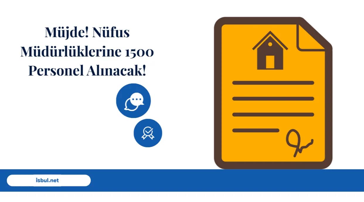 Makaleler Müjde! Nüfus Müdürlüklerine 1500 Personel Alınacak! Makaleler Mujde! Nufus Mudurluklerine 1500 Personel Alinacak!