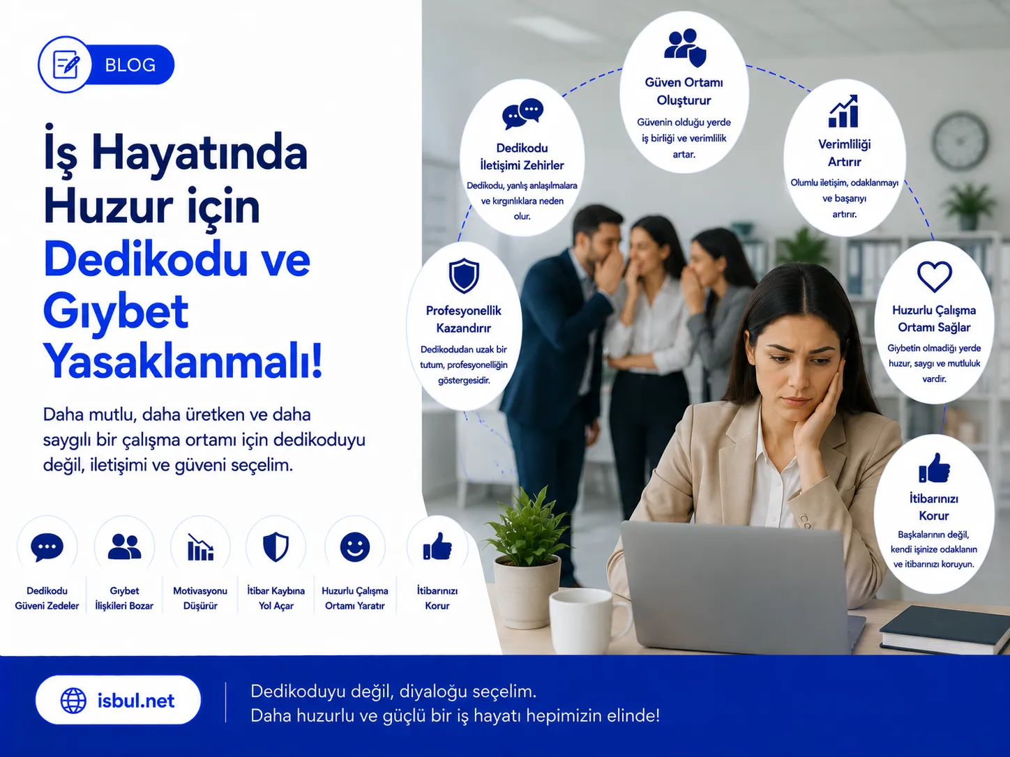 İş Hayatında Huzur İçin Dedikodu ve Gıybet Yasaklanmalı! Is Hayatinda Huzur Icin Dedikodu ve Giybet Yasaklanmali!