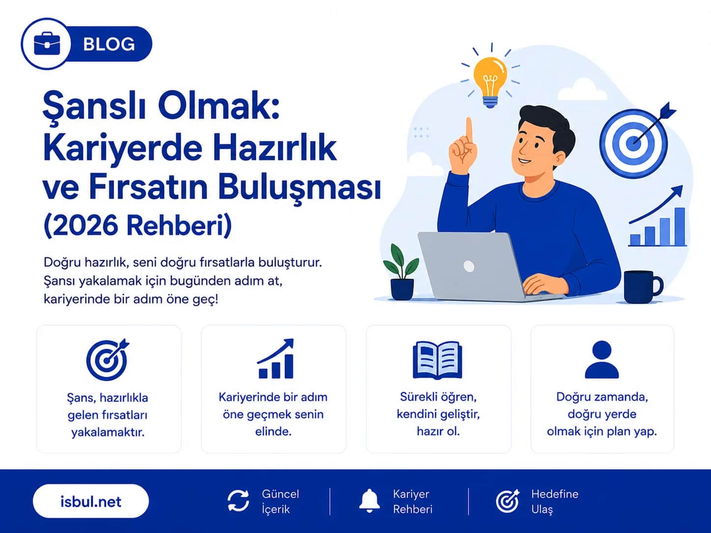 Şanslı Olmak: Kariyerde Hazırlık ve Fırsatın Buluşması (2026 Rehberi) Sansli Olmak: Kariyerde Hazirlik ve Firsatin Bulusmasi (2026 Rehberi)