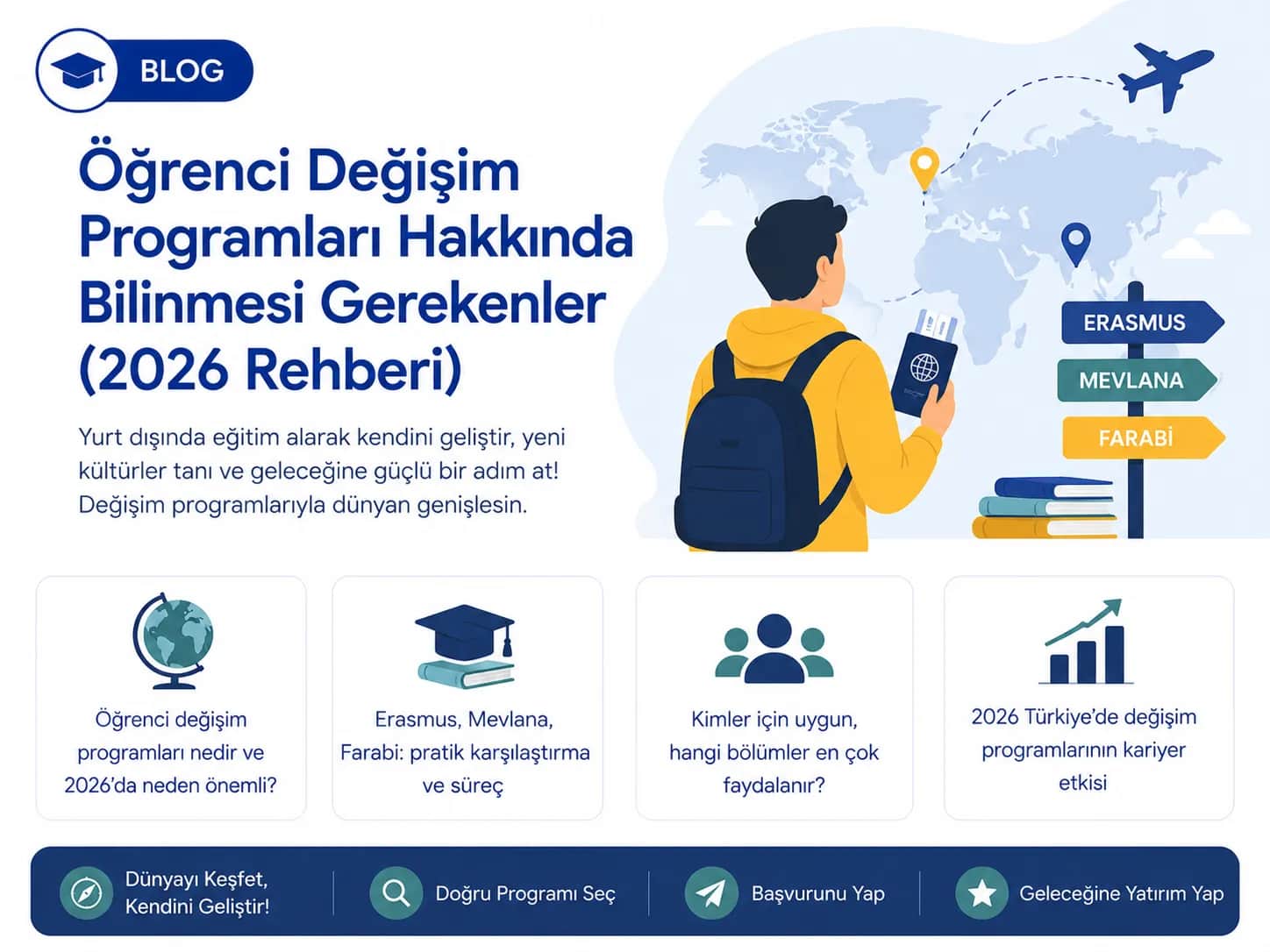 Öğrenci Değişim Programları Hakkında Bilinmesi Gerekenler (2026 Rehberi) Ogrenci Degisim Programlari Hakkinda Bilinmesi Gerekenler (2026 Rehberi)