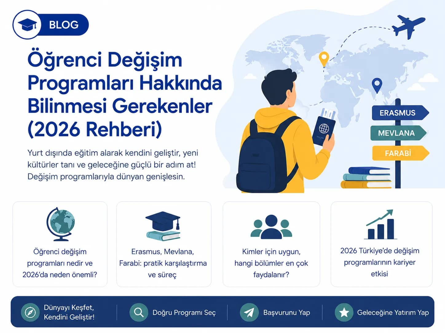Öğrenci Değişim Programları Hakkında Bilinmesi Gerekenler (2026 Rehberi) Ogrenci Degisim Programlari Hakkinda Bilinmesi Gerekenler (2026 Rehberi)