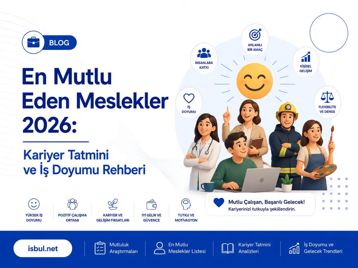 En Mutlu Eden Meslekler 2026: Kariyer Tatmini ve İş Doyumu Rehberi En Mutlu Eden Meslekler 2026: Kariyer Tatmini ve Is Doyumu Rehberi