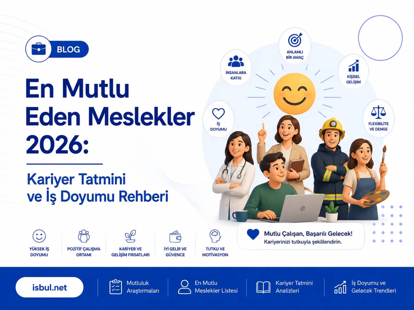 En Mutlu Eden Meslekler 2026: Kariyer Tatmini ve İş Doyumu Rehberi En Mutlu Eden Meslekler 2026: Kariyer Tatmini ve Is Doyumu Rehberi