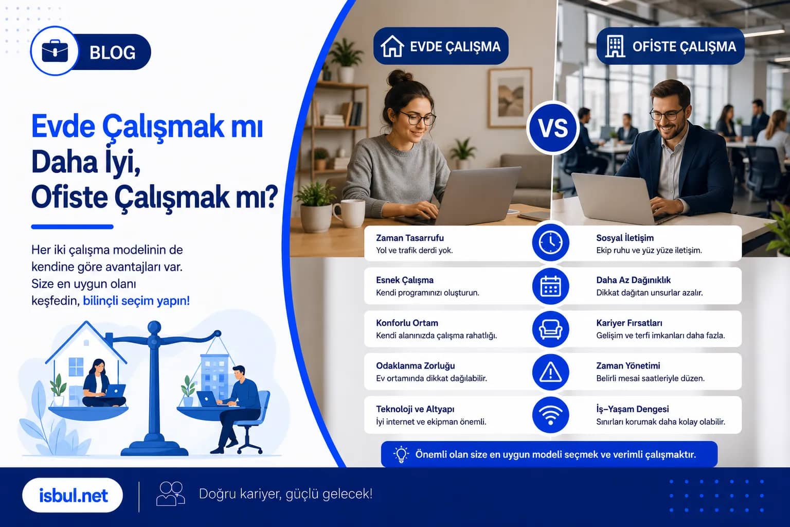 Evde Çalışmak mı Daha İyi, Ofiste Çalışmak mı? Evde Calismak mi Daha Iyi, Ofiste Calismak mi?