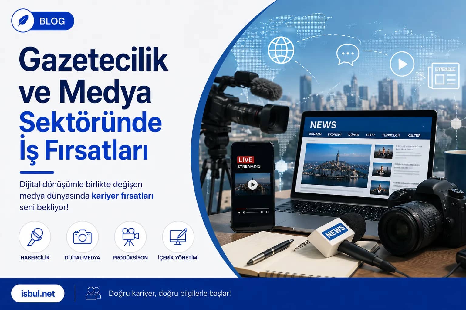 Gazetecilik ve Medya Sektöründe İş Fırsatları 2026 Gazetecilik ve Medya Sektorunde Is Firsatlari 2026