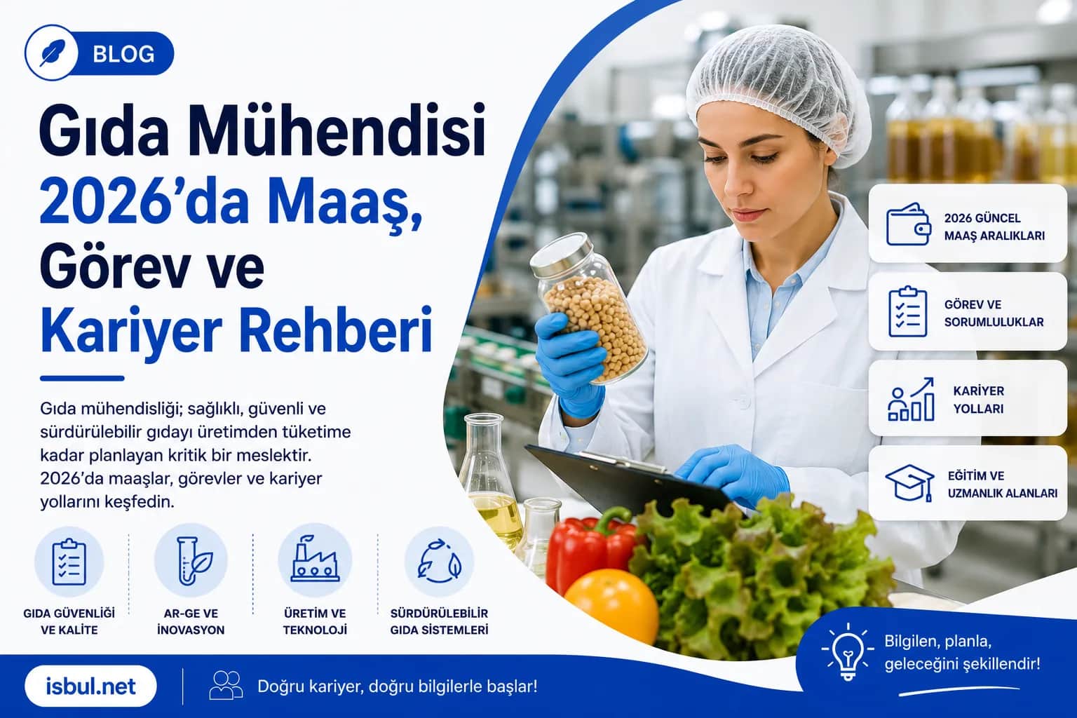Gıda Mühendisi 2026'da Maaş, Görev ve Kariyer Rehberi Gida Muhendisi 2026'da Maas, Gorev ve Kariyer Rehberi