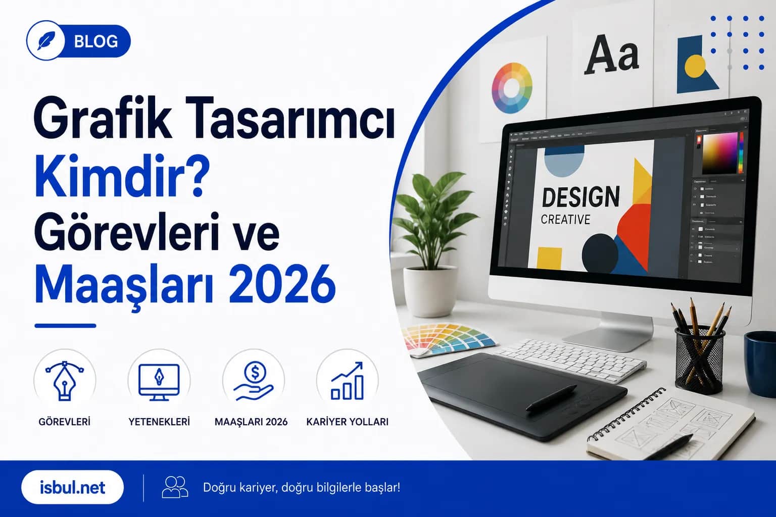 Grafik Tasarımcı Kimdir? Görevleri ve Maaşları 2026 Grafik Tasarimci Kimdir? Gorevleri ve Maaslari 2026