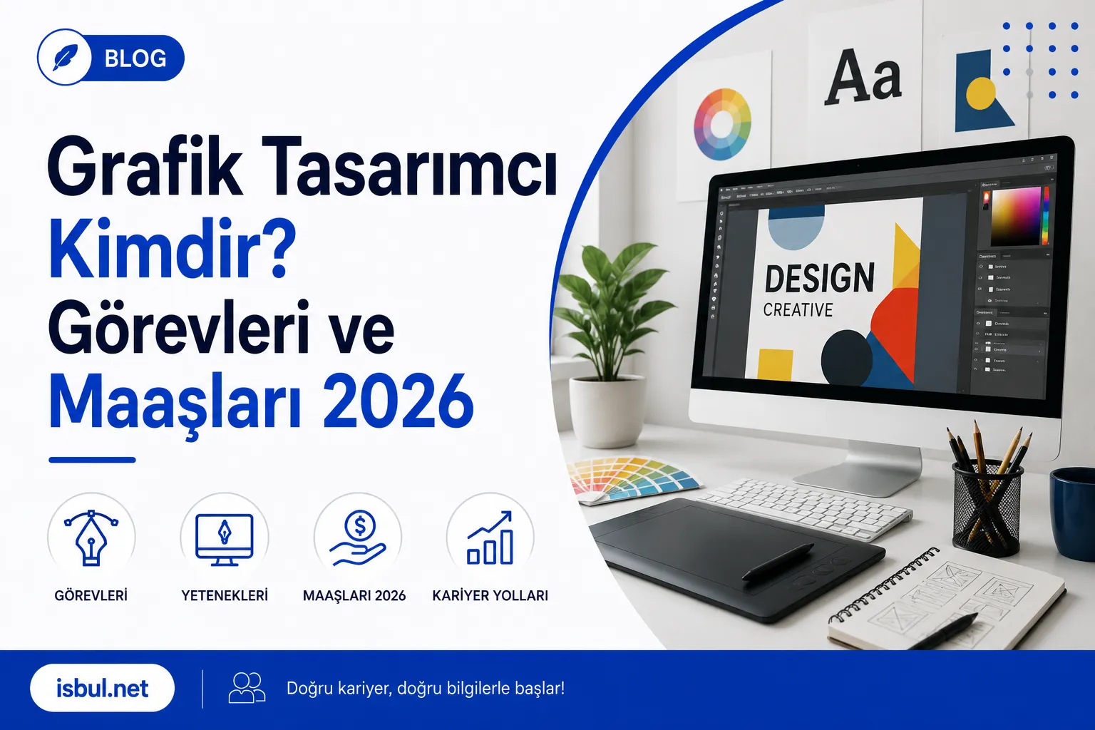 Grafik Tasarımcı Kimdir? Görevleri ve Maaşları 2026 Grafik Tasarimci Kimdir? Gorevleri ve Maaslari 2026