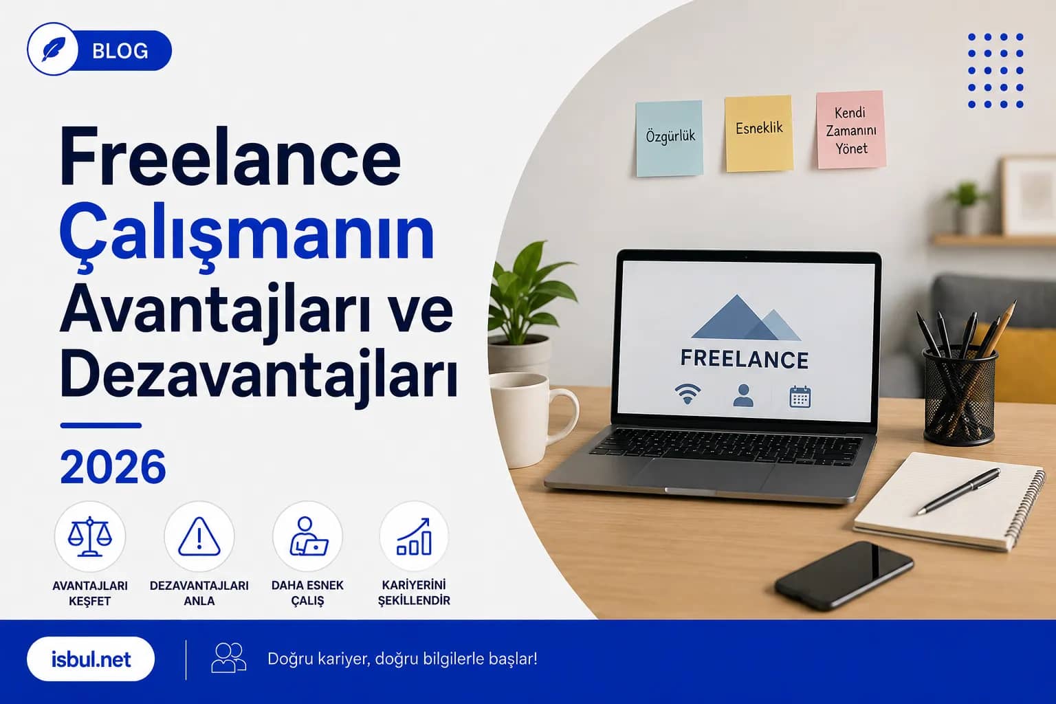Freelance Çalışmanın Avantajları ve Dezavantajları 2026 Freelance Calismanin Avantajlari ve Dezavantajlari 2026