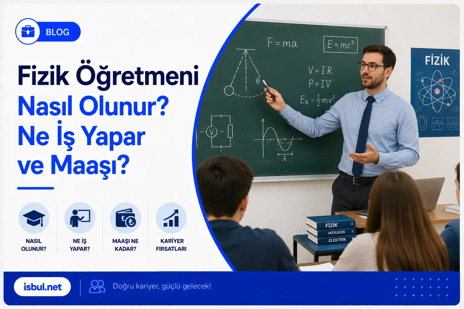 Fizik Öğretmeni Nasıl Olunur? Ne İş Yapar ve Maaşı? Fizik Ogretmeni Nasil Olunur? Ne Is Yapar ve Maasi?