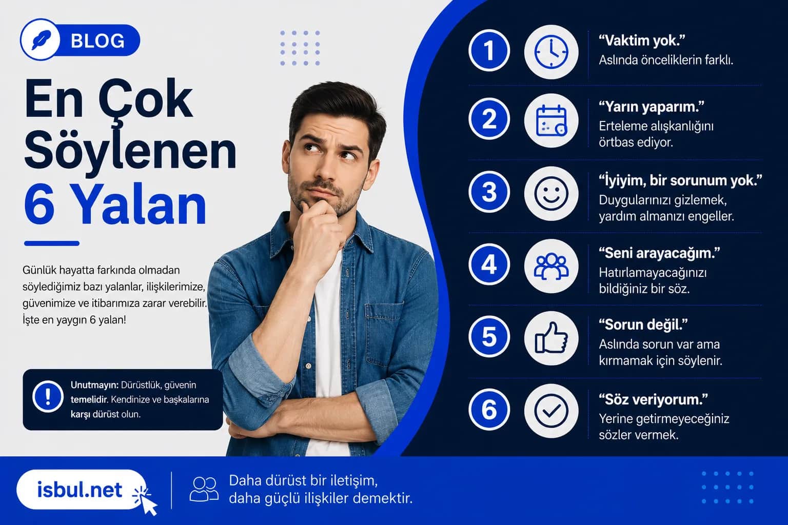 En Çok Söylenen 6 Yalan En Cok Soylenen 6 Yalan