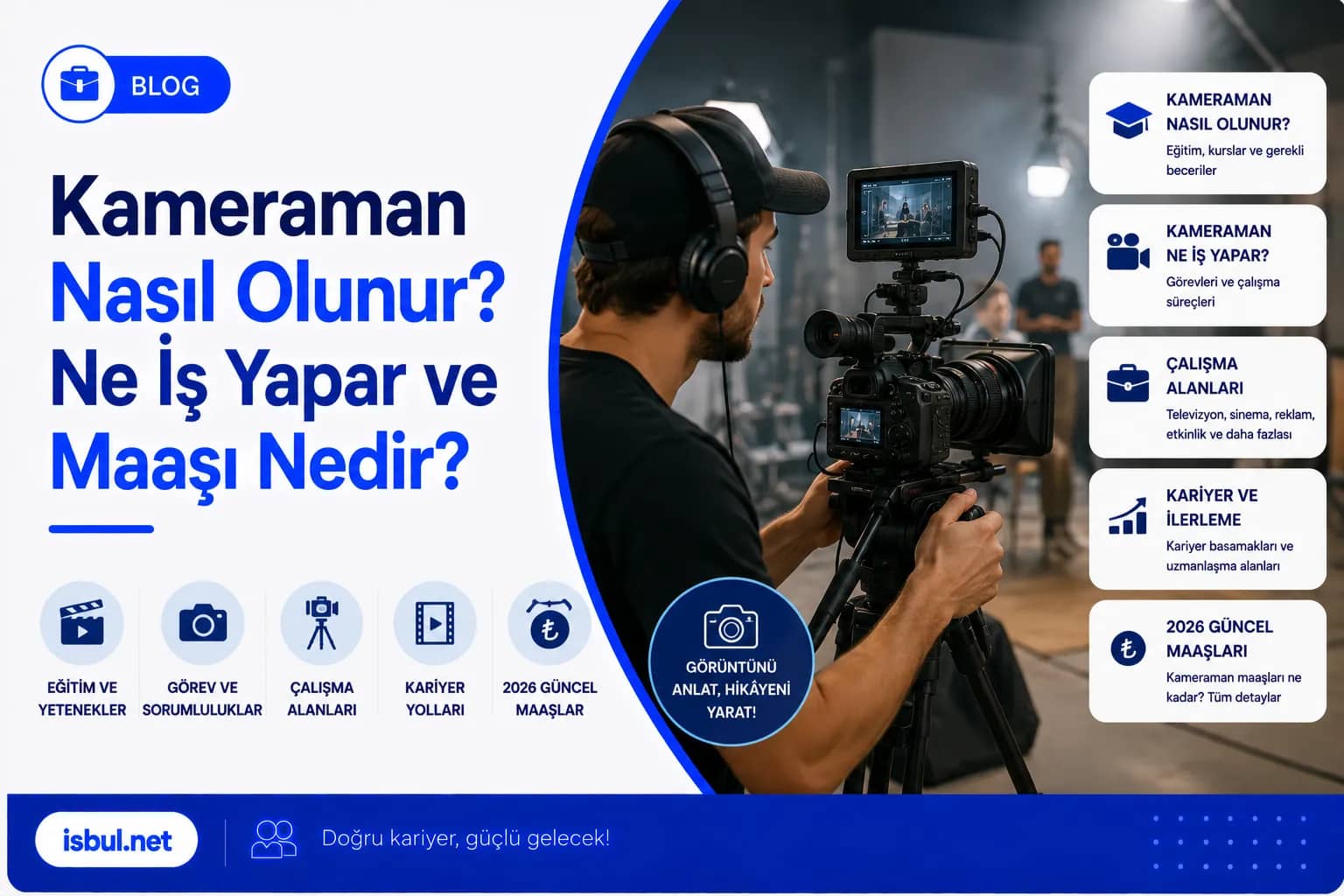 Kameraman Nasıl Olunur? Ne İş Yapar ve Maaşı Nedir? Kameraman Nasil Olunur? Ne Is Yapar ve Maasi Nedir?