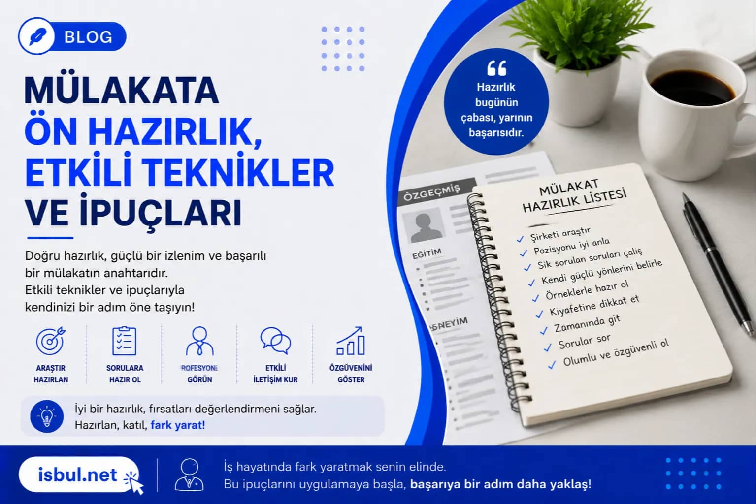 Mülakata Ön Hazırlık, Etkili Teknikler ve İpuçları Mulakata On Hazirlik, Etkili Teknikler ve Ipuclari