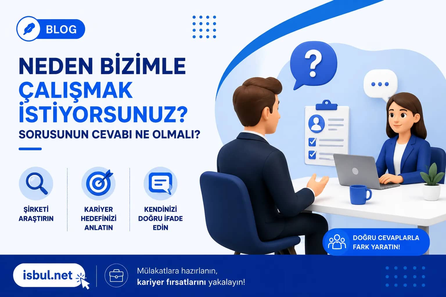 Neden Bizimle Çalışmak İstiyorsunuz Sorusunun Cevabı Ne Olmalı? Neden Bizimle Calismak Istiyorsunuz Sorusunun Cevabi Ne Olmali?