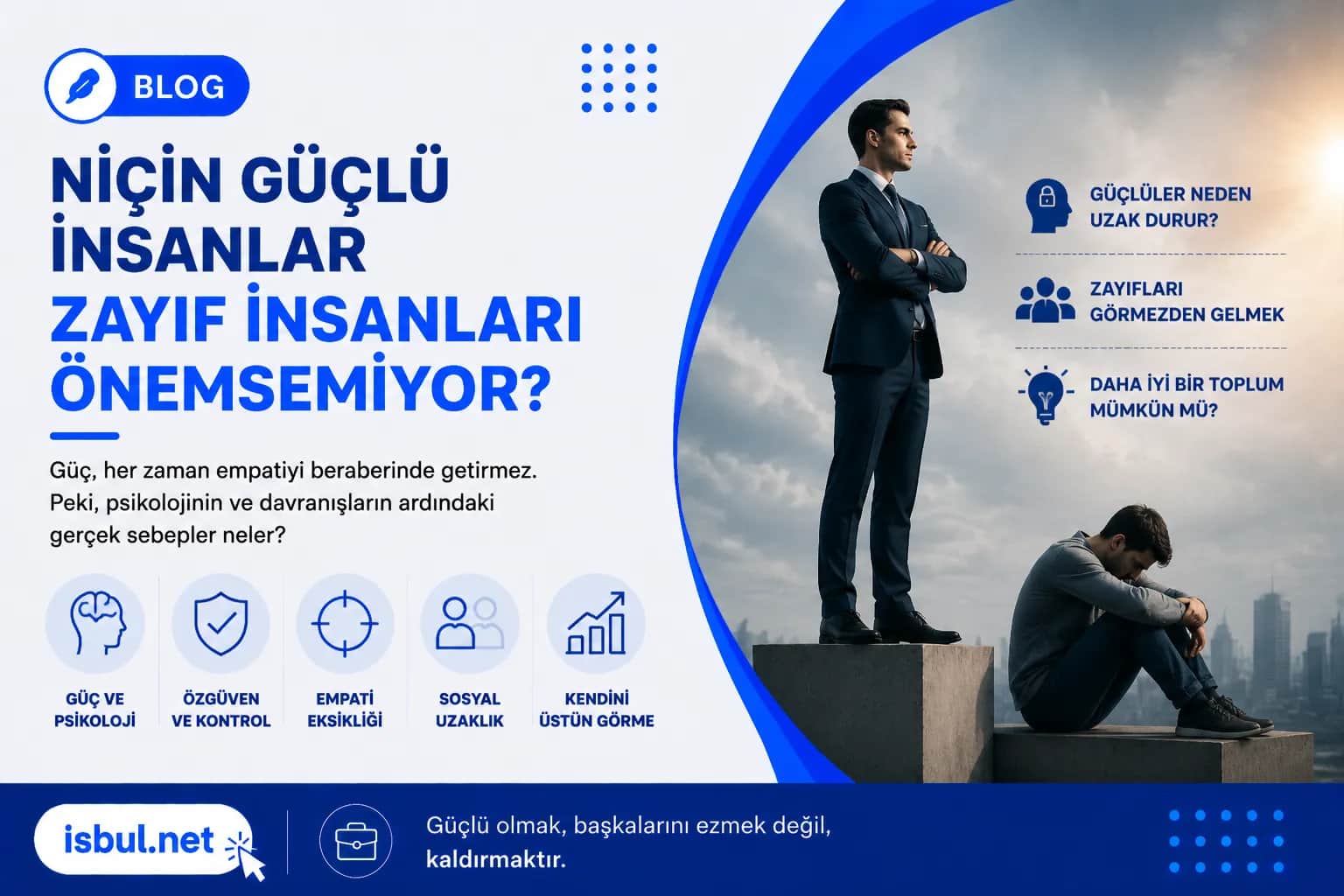 Niçin Güçlü İnsanlar Zayıf İnsanları Önemsemiyor? Nicin Guclu Insanlar Zayif Insanlari Onemsemiyor?