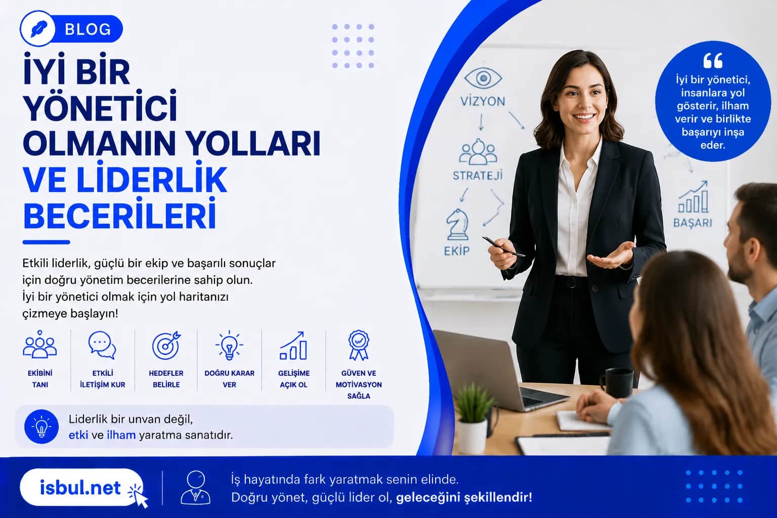 İyi Bir Yönetici Olmanın Yolları ve Liderlik Becerileri Iyi Bir Yonetici Olmanin Yollari ve Liderlik Becerileri