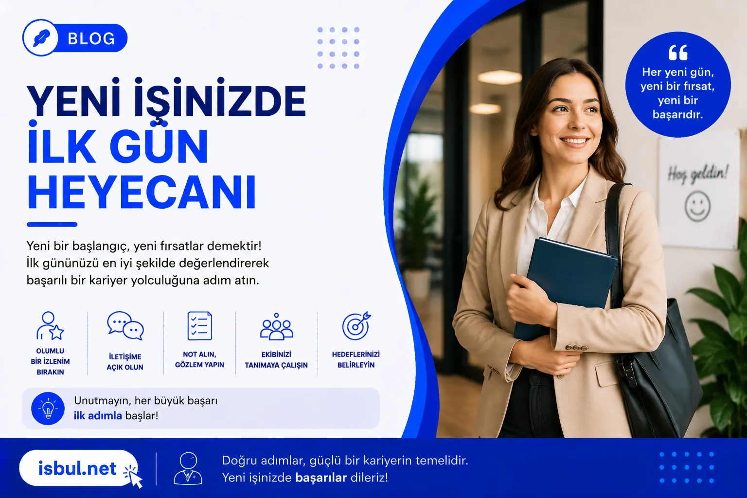 Yeni İşinizde İlk Gün İçin Heyecanı ve Başarı Rehberi Yeni Isinizde Ilk Gun Icin Heyecani ve Basari Rehberi