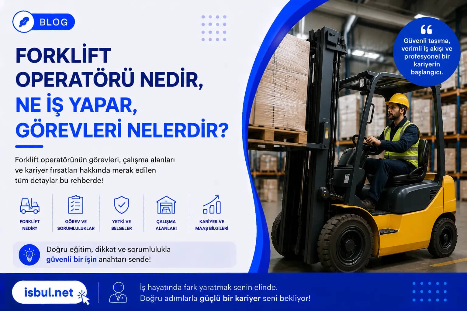 Forklift Operatörü Nedir? Ne İş Yapar? Görevleri Nelerdir? Forklift Operatoru Nedir? Ne Is Yapar? Gorevleri Nelerdir?