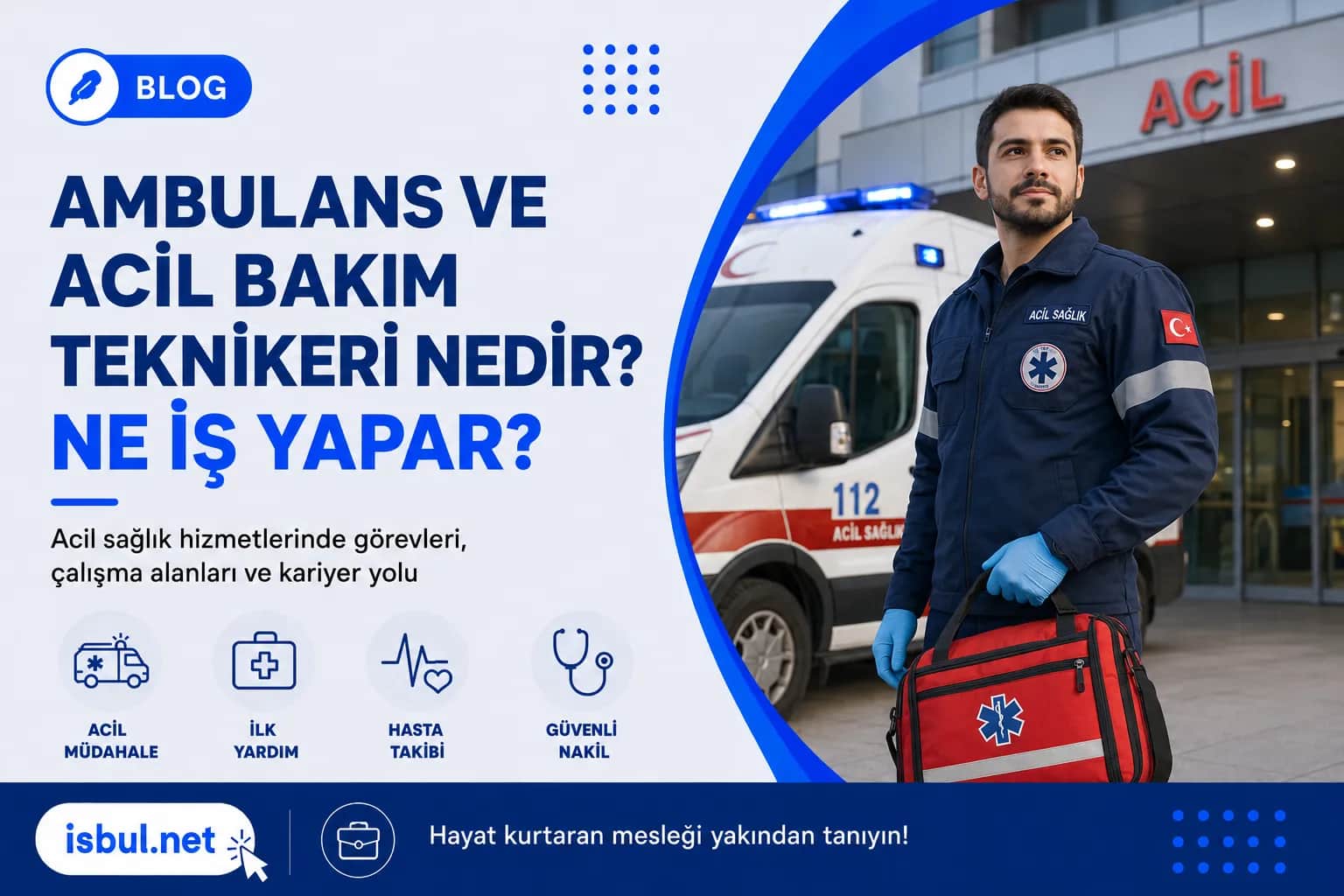Ambulans ve Acil Bakım Teknikeri Nedir? Ne İş Yapar? Ambulans ve Acil Bakim Teknikeri Nedir? Ne Is Yapar?