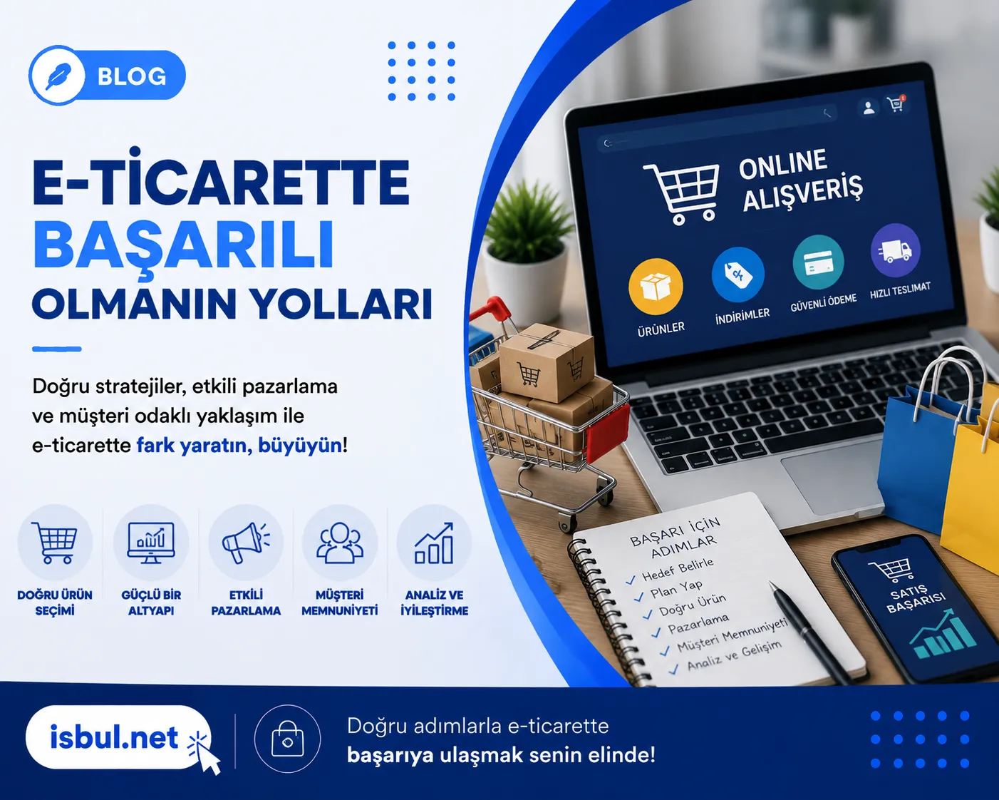E-Ticarette Başarılı Olmanın Yolları E-Ticarette Basarili Olmanin Yollari