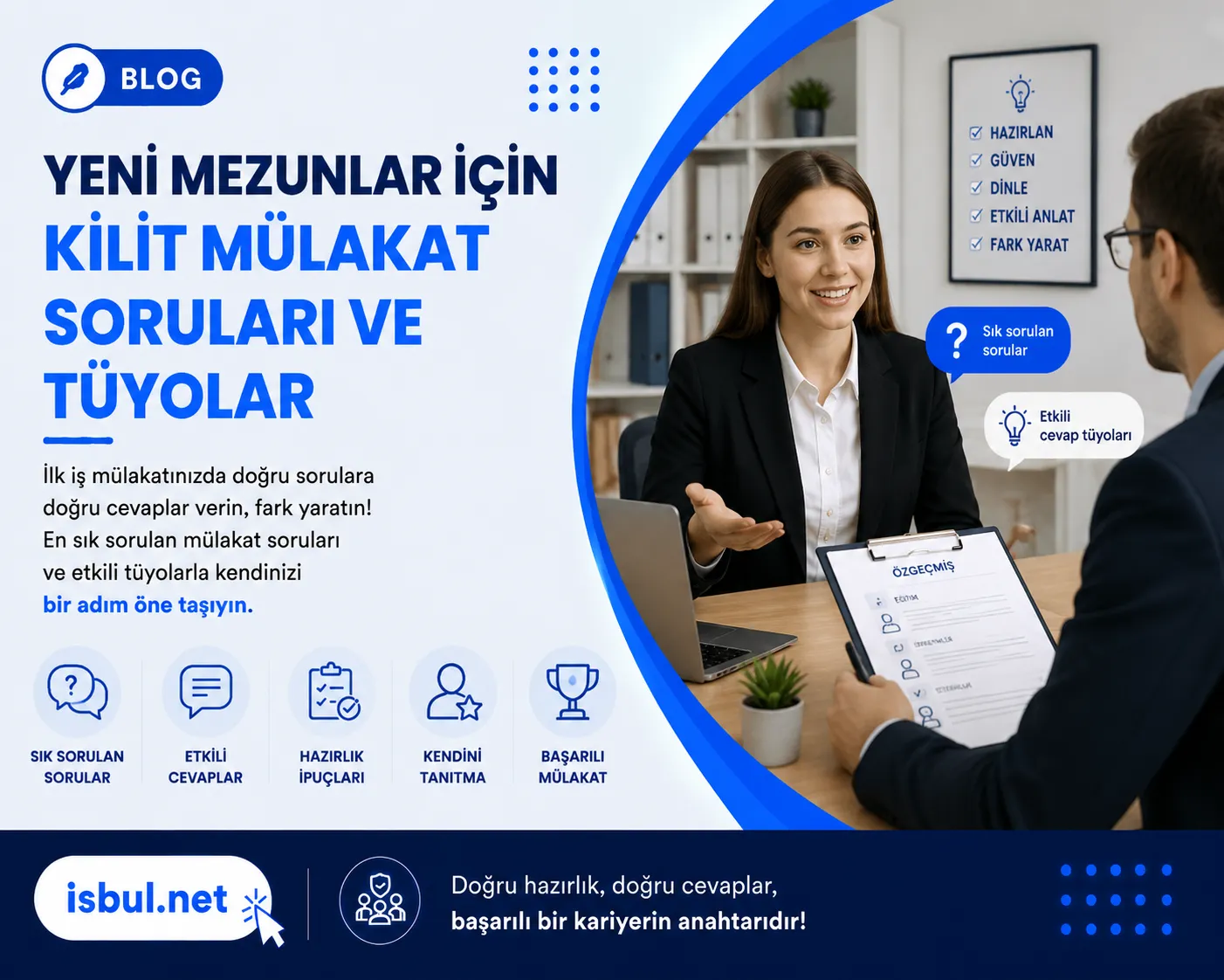 Yeni Mezunlar İçin Kilit Mülakat Soruları ve Bazı Tüyolar Yeni Mezunlar Icin Kilit Mulakat Sorulari ve Bazi Tuyolar