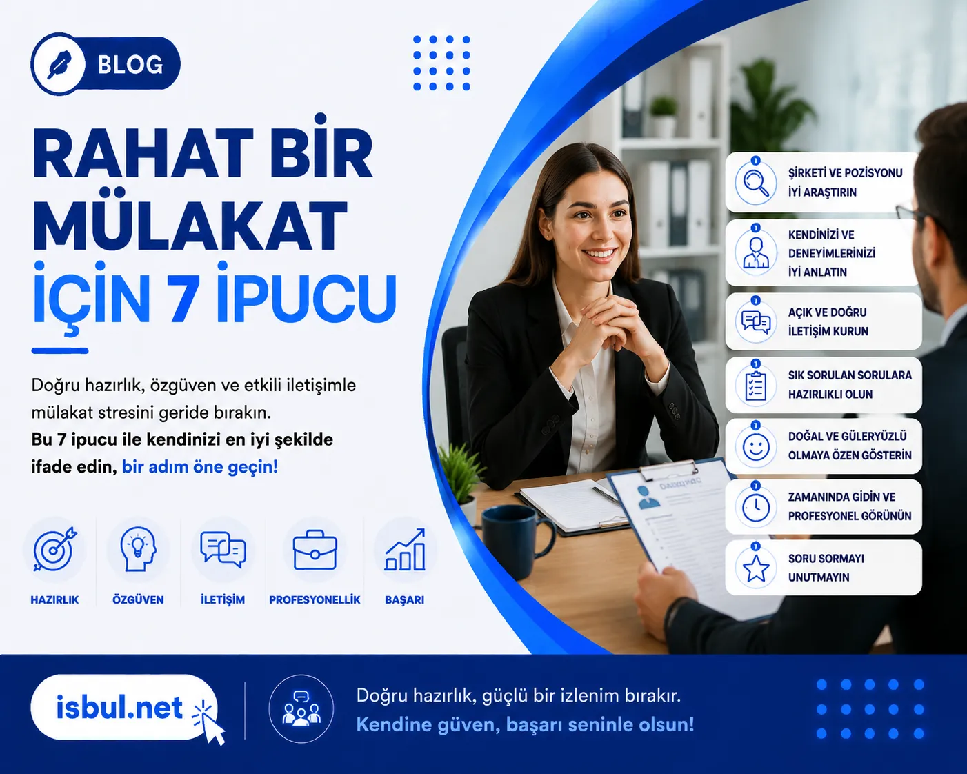 Rahat Bir Mülakat İçin 7 İpucu Rahat Bir Mulakat Icin 7 Ipucu