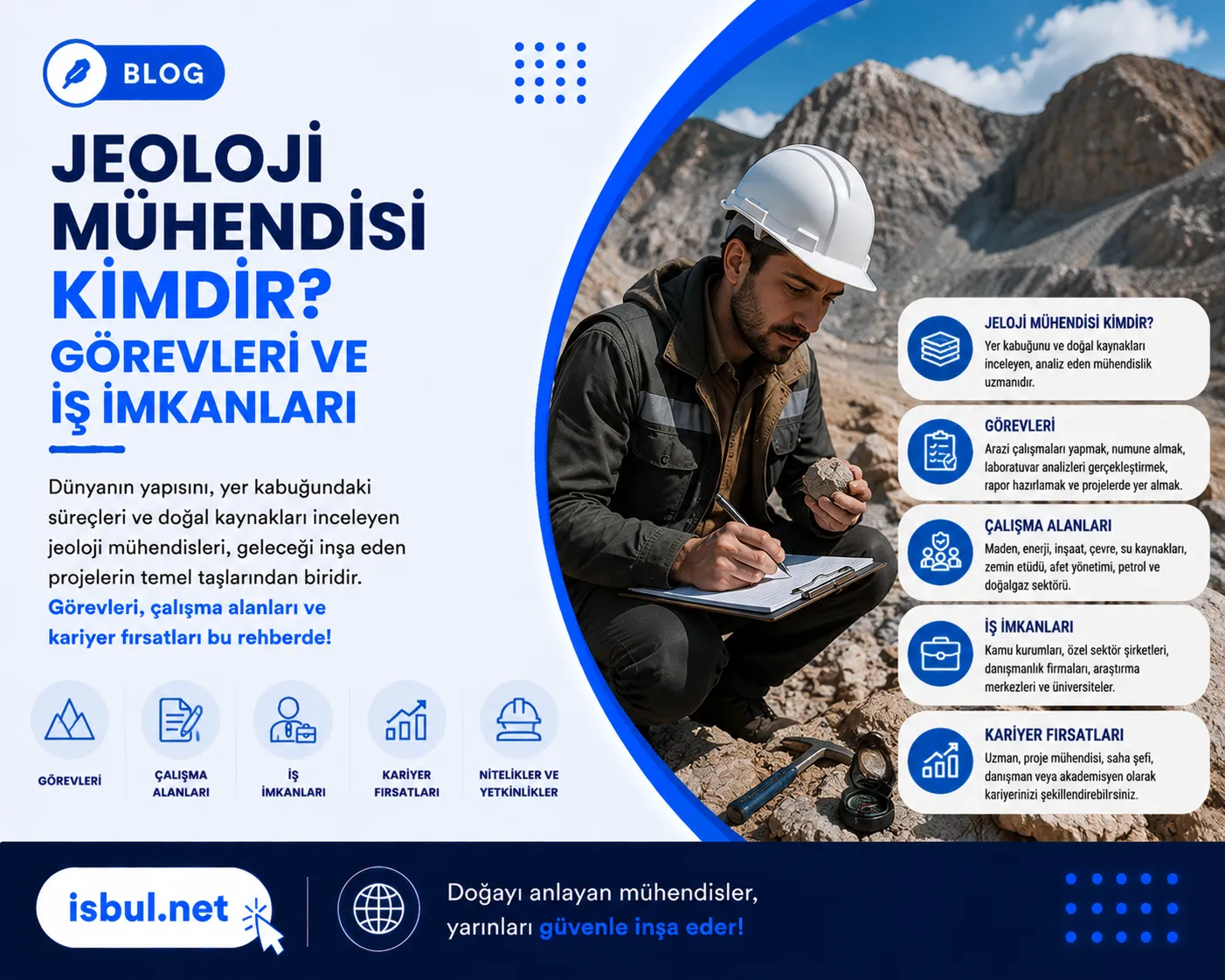 Jeoloji Mühendisi Kimdir? Görevleri ve İş İmkanları Jeoloji Muhendisi Kimdir? Gorevleri ve Is Imkanlari