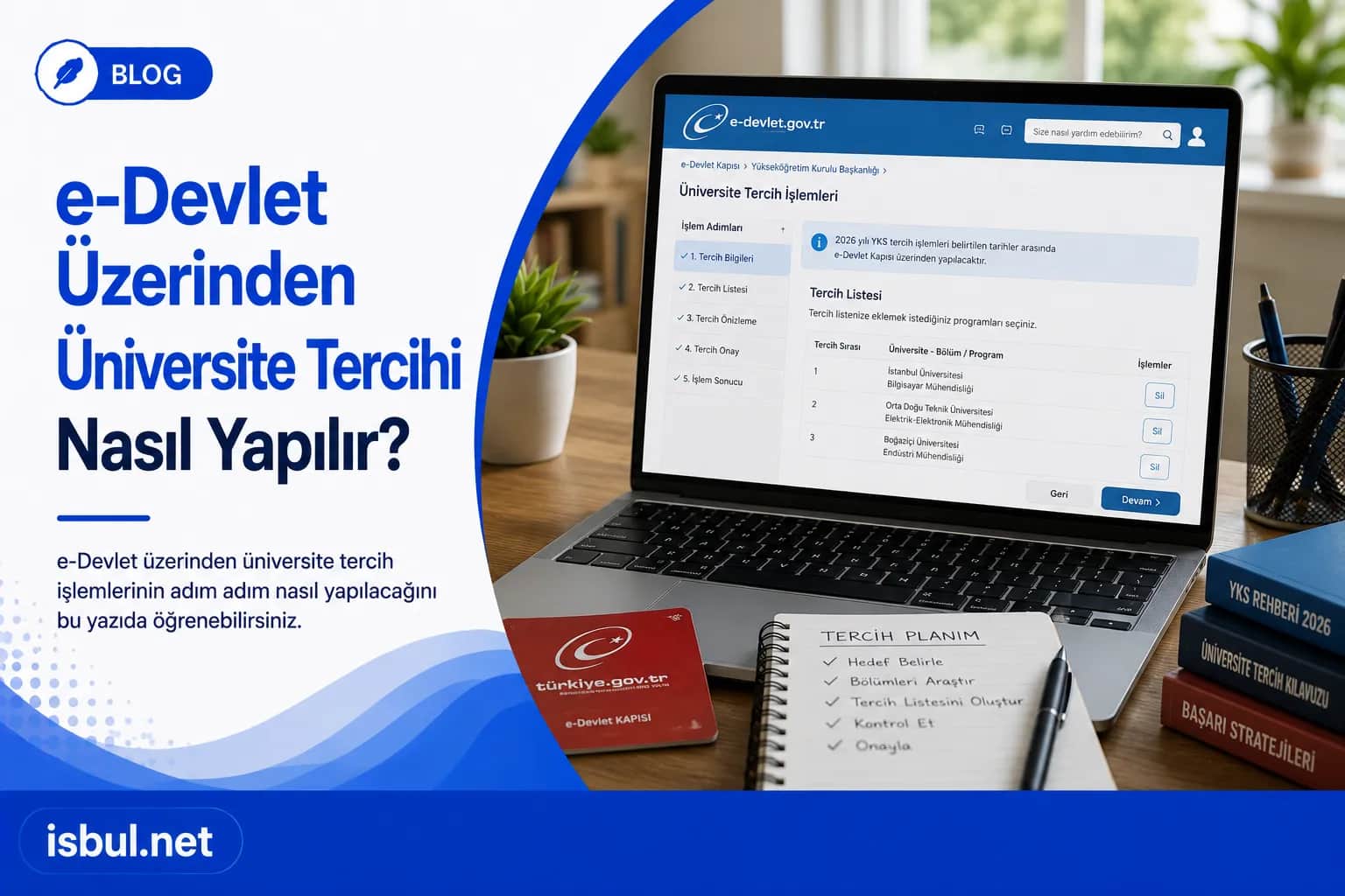 e-Devlet Üzerinden Üniversite Tercihi Nasıl Yapılır? e-Devlet Uzerinden Universite Tercihi Nasil Yapilir?