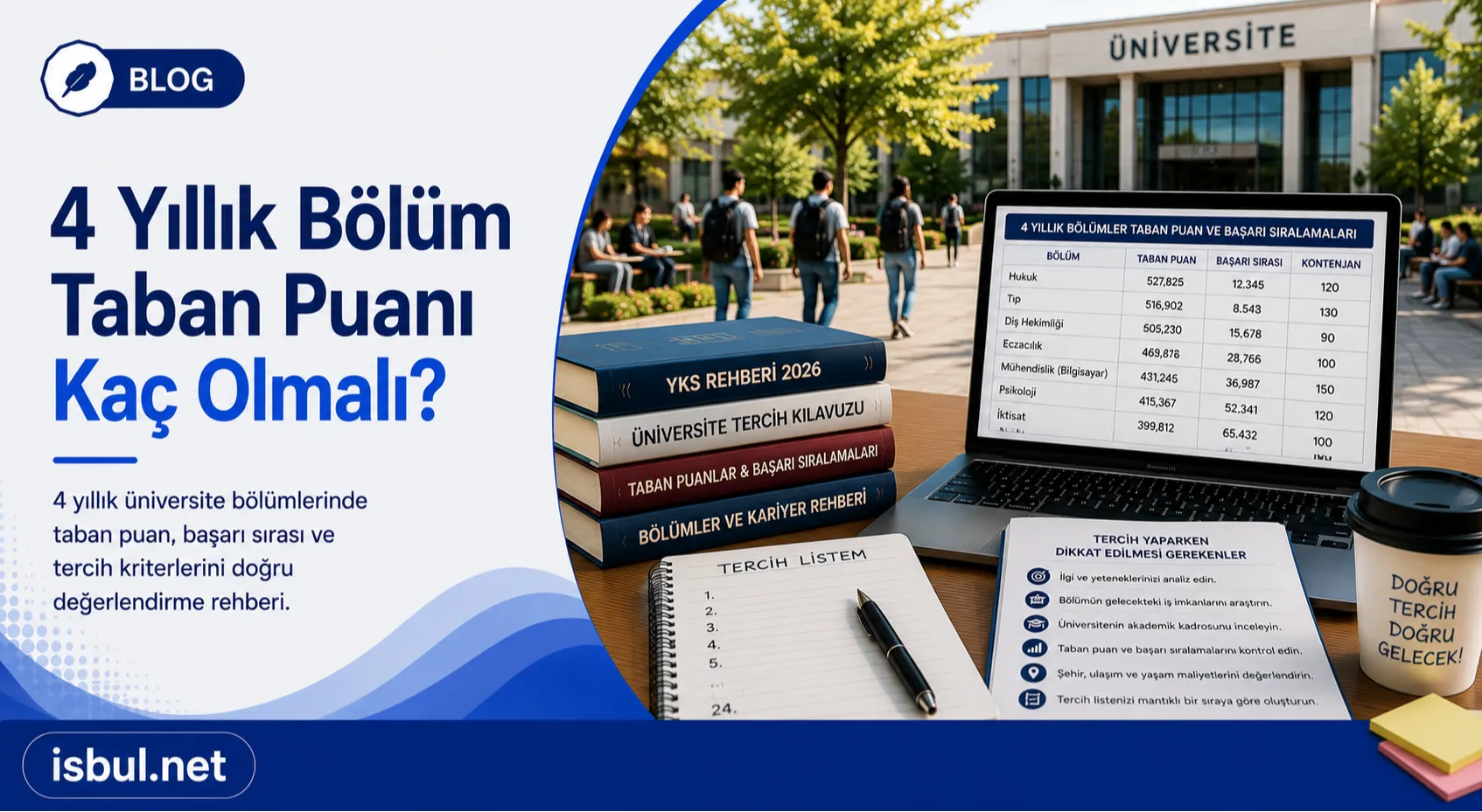 4 Yıllık Bölüm Taban Puanı Kaç Olmalı? 4 Yillik Bolum Taban Puani Kac Olmali?