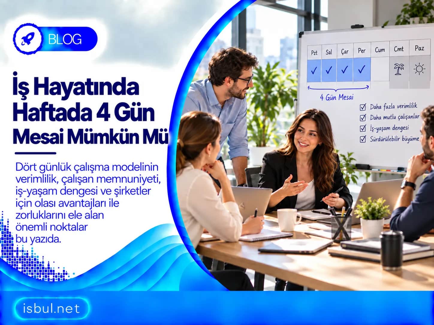 İş Hayatında Haftada 4 Gün Mesai Mümkün mü? Is Hayatinda Haftada 4 Gun Mesai Mumkun mu?