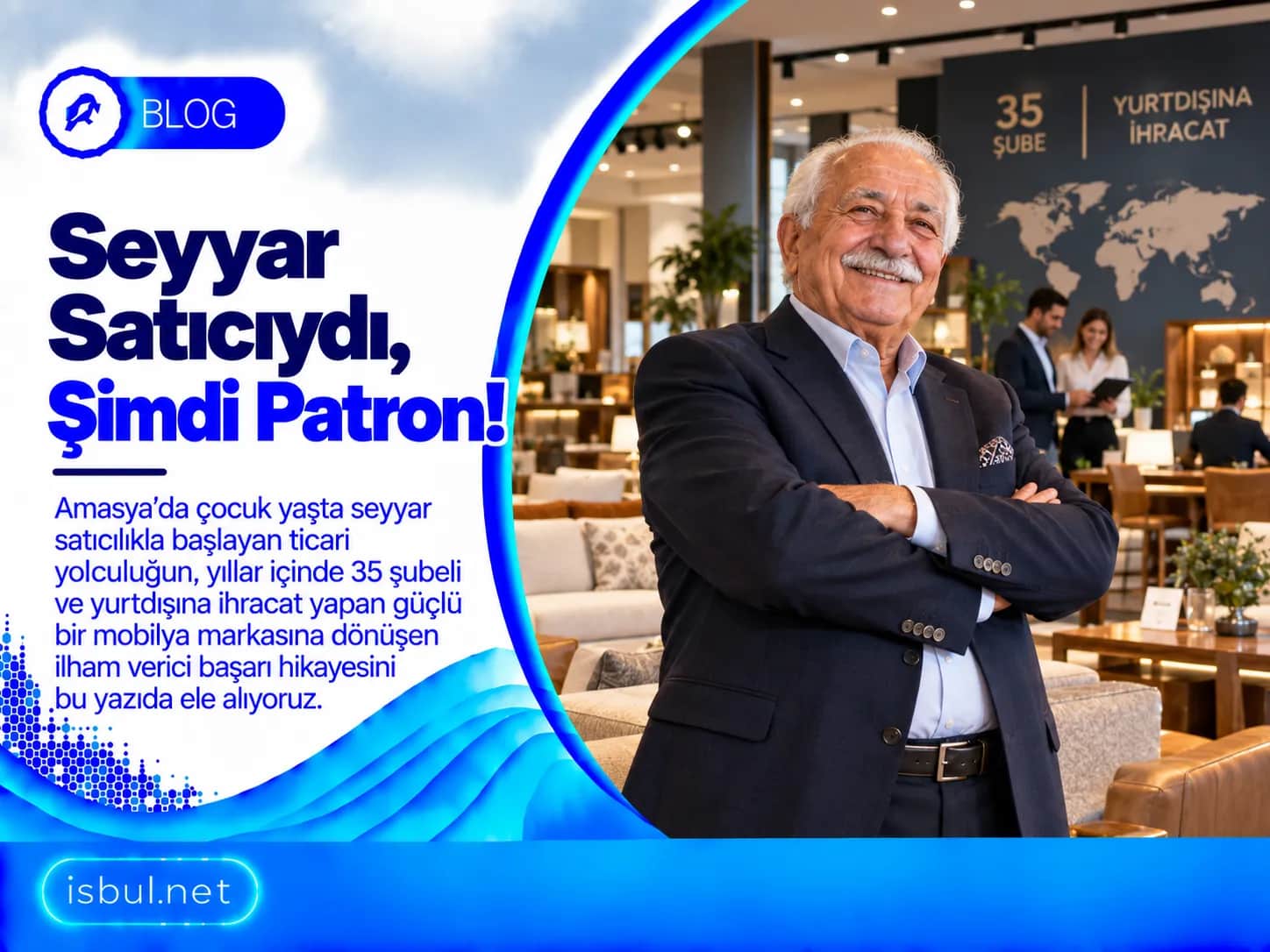 Seyyar Saticiydi, Simdi Patron!