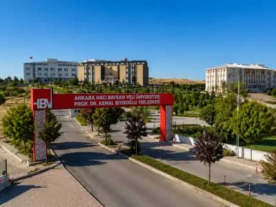 Ankara Haci Bayram Veli Universitesi kampus gorseli