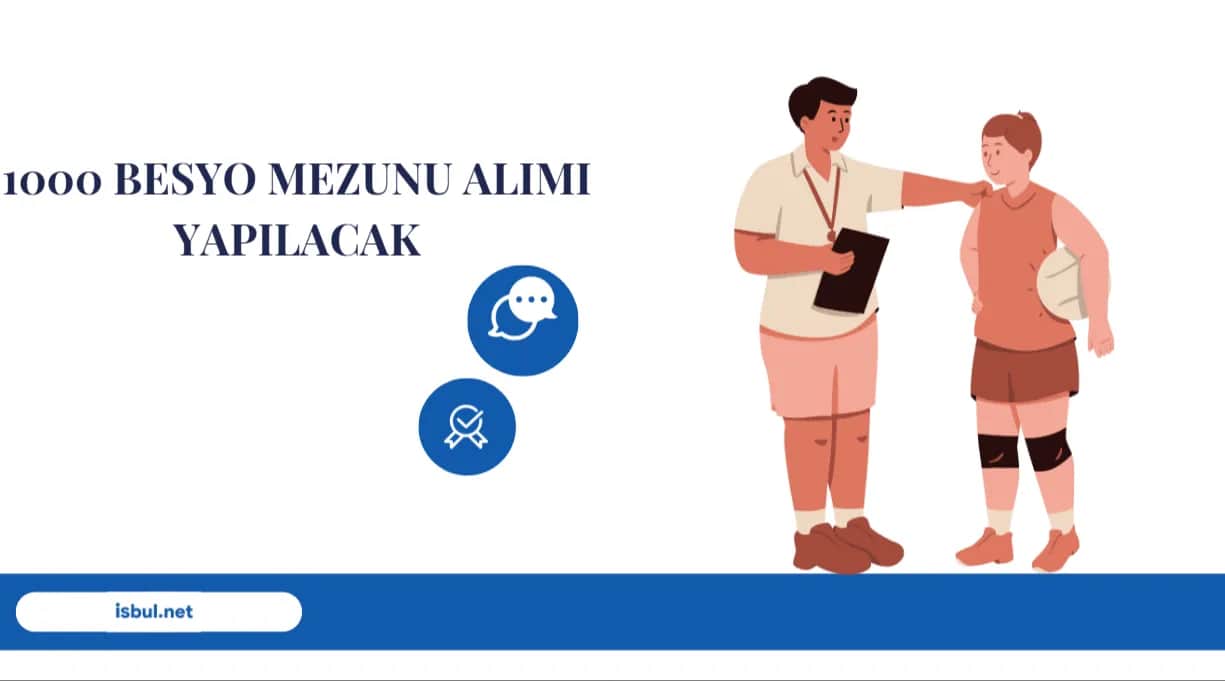 1000 BESYO Mezunu Alımı Yapılacak 1000 BESYO Mezunu Alımı Yapılacak
