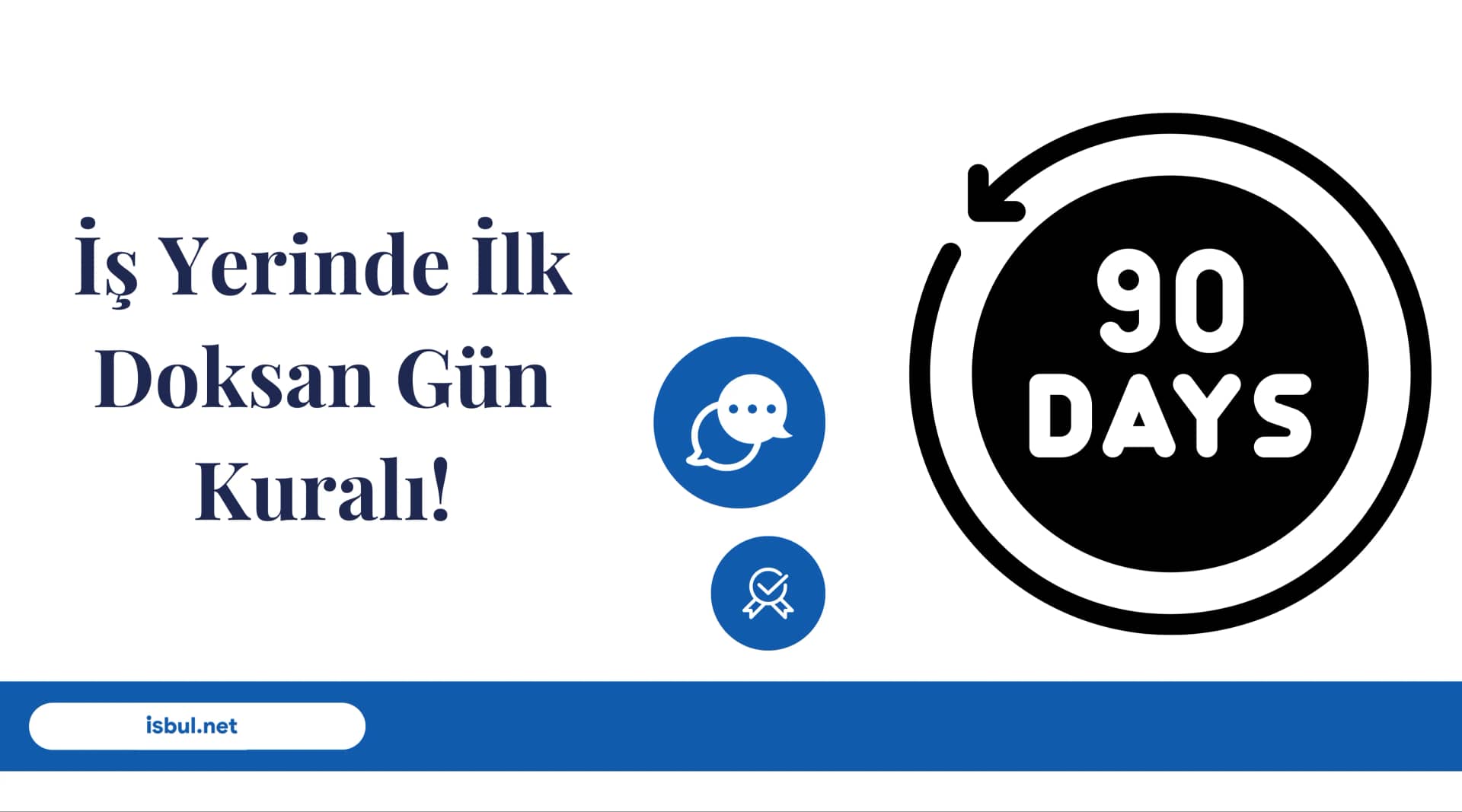 İş Yerinde İlk Doksan Gün Kuralı! İş Yerinde İlk Doksan Gün Kuralı!