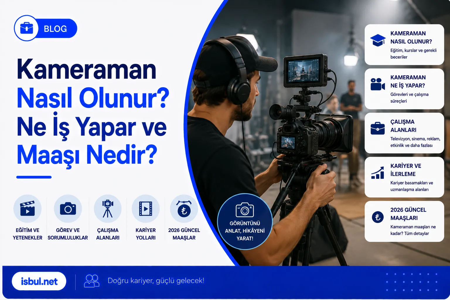 Kameraman Nasıl Olunur? Ne İş Yapar ve Maaşı Nedir? Kameraman Nasıl Olunur? Ne İş Yapar ve Maaşı Nedir?