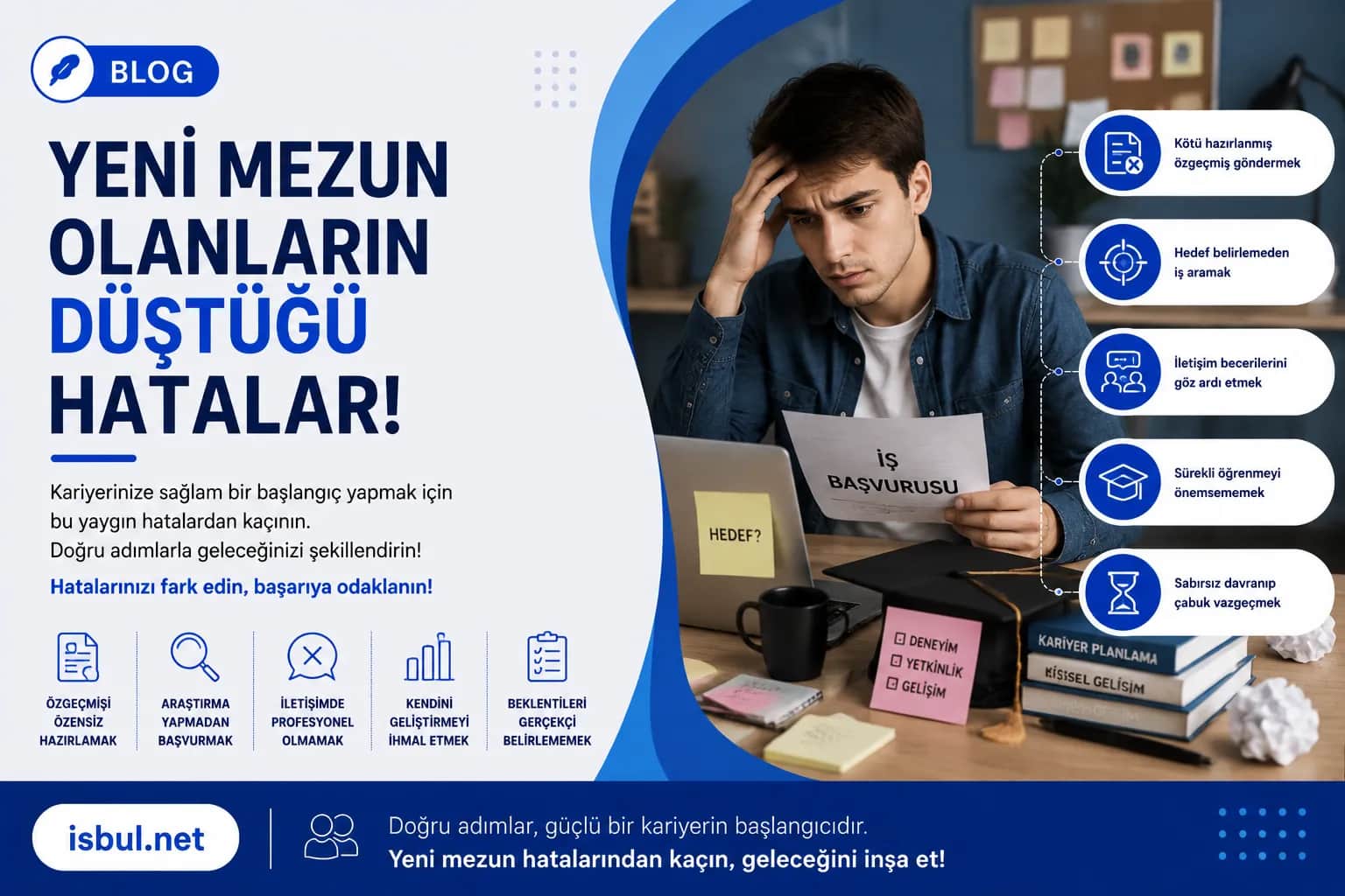 Yeni Mezun Olanların Düştüğü Hatalar Yeni Mezun Olanların Düştüğü Hatalar