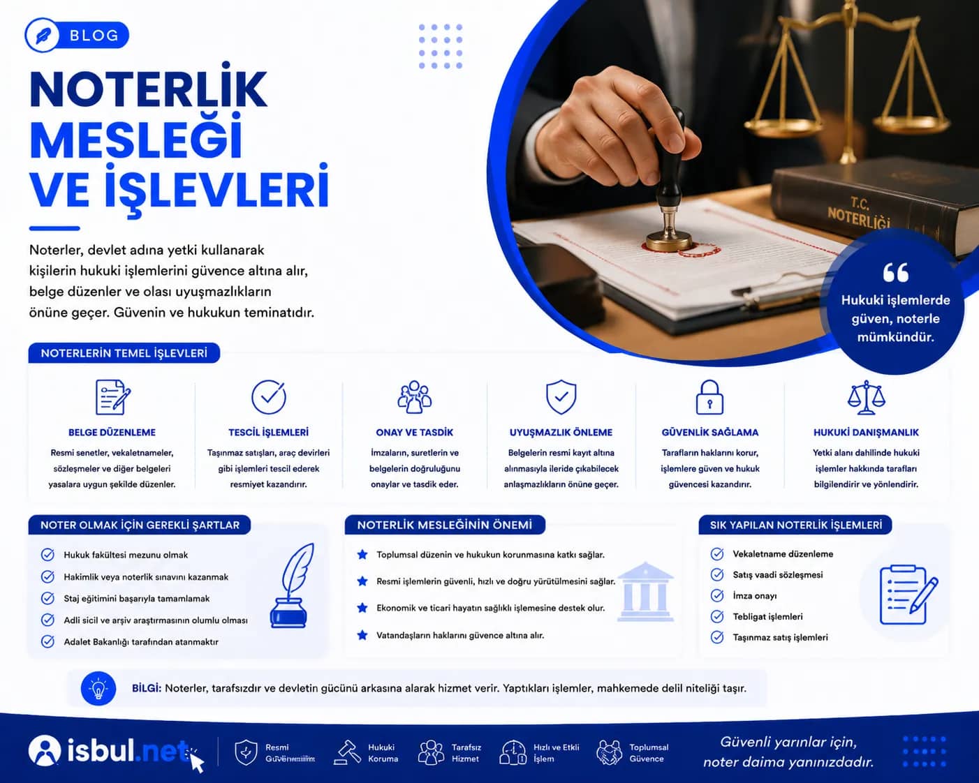 Makaleler Hukukun Güvencesi: Noterlik Mesleği ve İşlevleri Makaleler Hukukun Güvencesi: Noterlik Mesleği ve İşlevleri