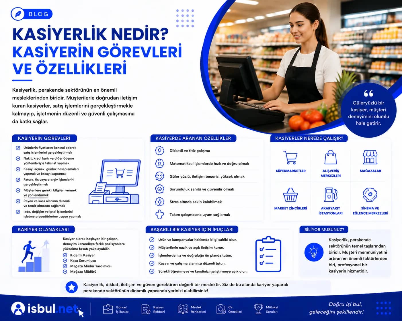 Makaleler Kasiyerlik Mesleği: Perakende Sektörünün Kilit Taşı Makaleler Kasiyerlik Mesleği: Perakende Sektörünün Kilit Taşı
