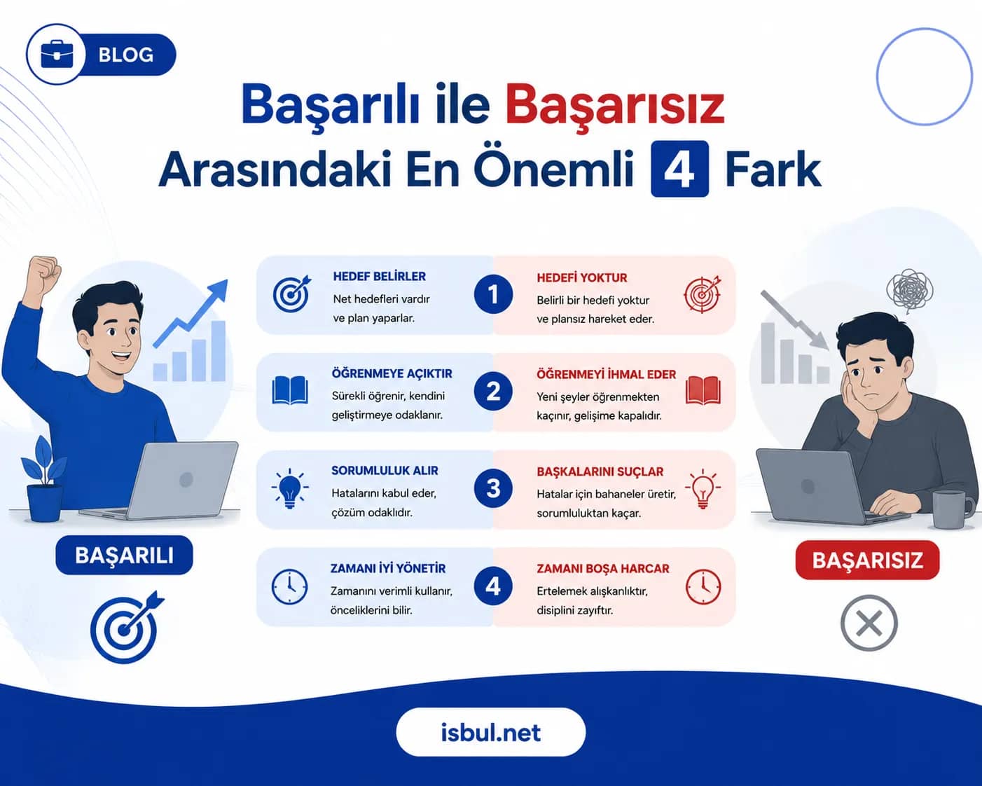Tavsiyeler Başarılı ile Başarısız Arasındaki En Önemli 4 Fark Tavsiyeler Başarılı ile Başarısız Arasındaki En Önemli 4 Fark