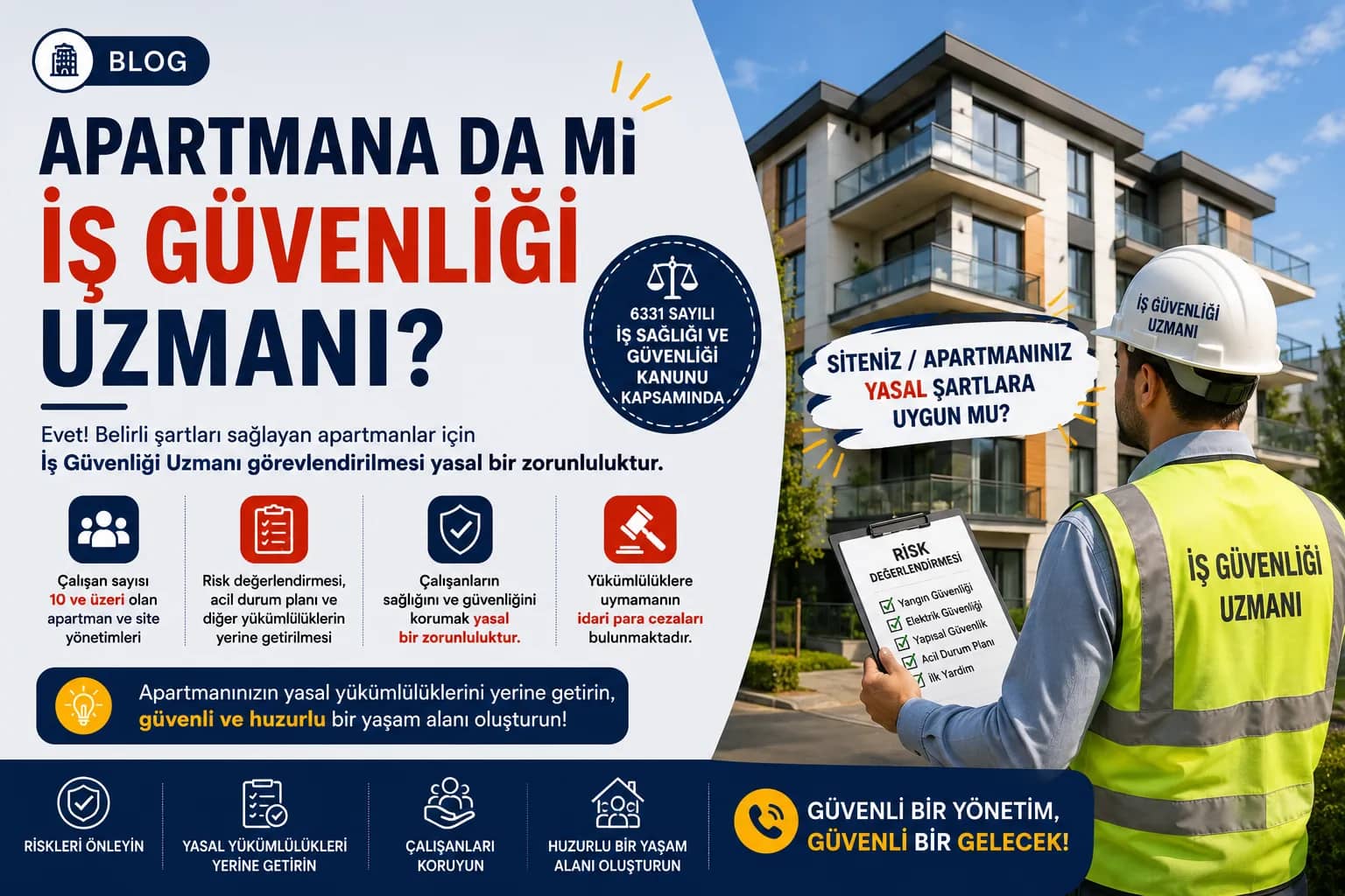 Apartmana da mı İş Güvenliği Uzmanı? Apartmana da mı İş Güvenliği Uzmanı?
