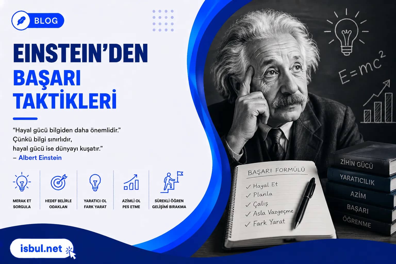 Einstein’den Başarı Taktikleri Einstein’den Başarı Taktikleri