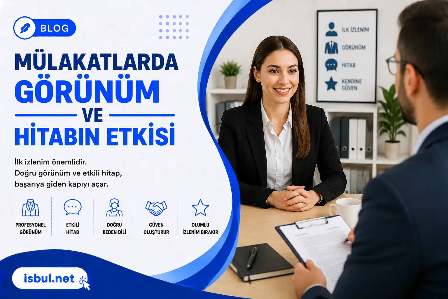 Mülakatlarda Görünüm ve Hitabın Etkisi Mülakatlarda Görünüm ve Hitabın Etkisi