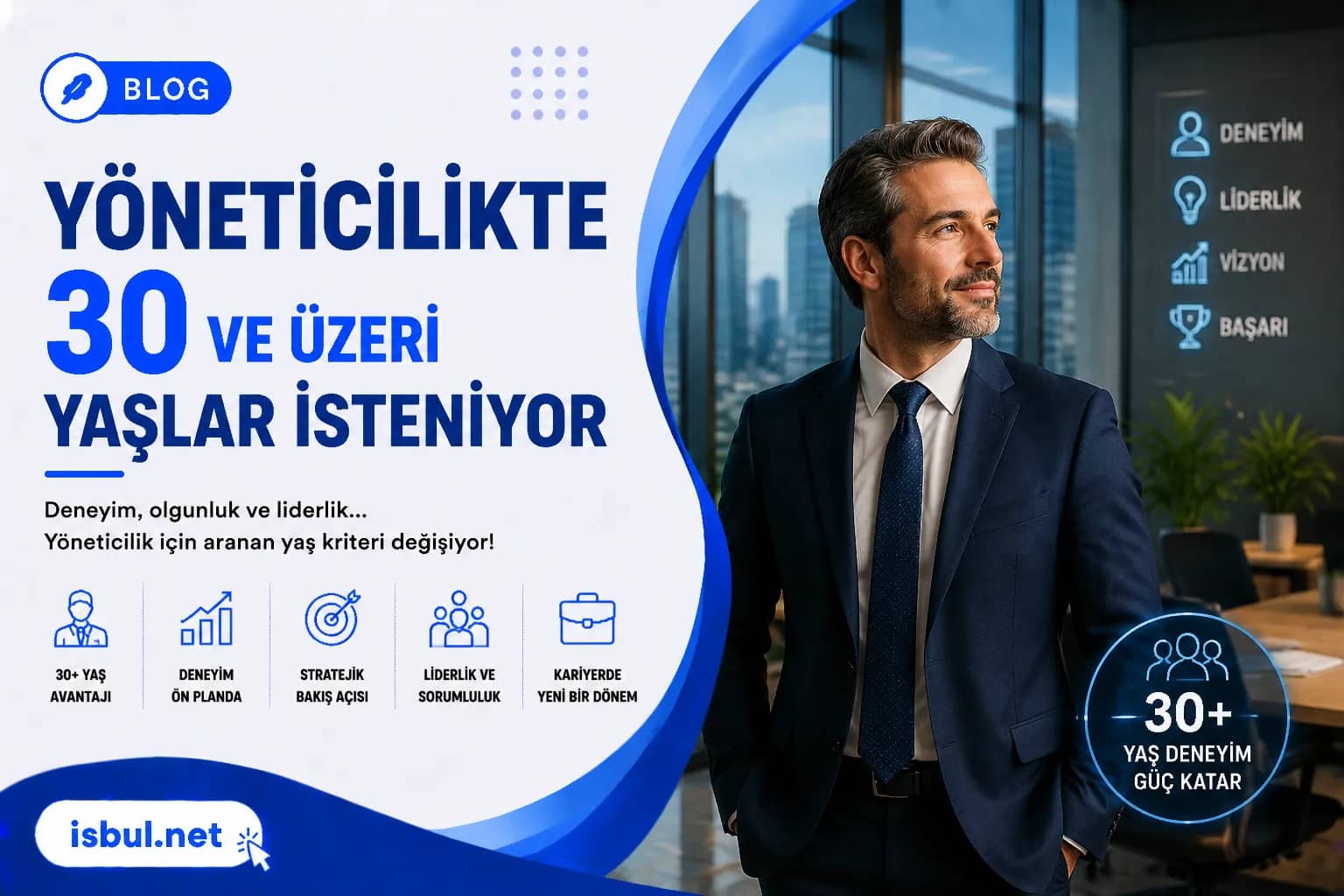 Yöneticilikte 30 ve Üzeri Yaşlar İsteniyor Yöneticilikte 30 ve Üzeri Yaşlar İsteniyor