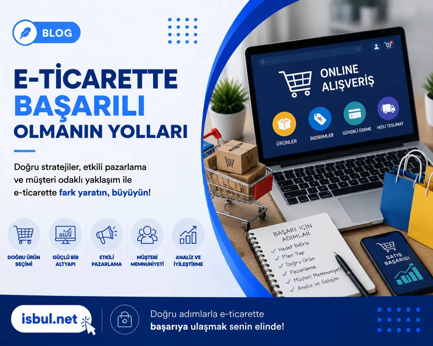 E-Ticarette Başarılı Olmanın Yolları E-Ticarette Başarılı Olmanın Yolları