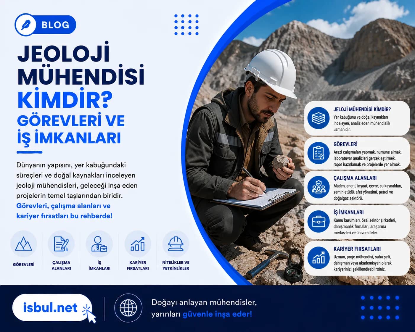 Jeoloji Mühendisi Kimdir? Görevleri ve İş İmkanları Jeoloji Mühendisi Kimdir? Görevleri ve İş İmkanları