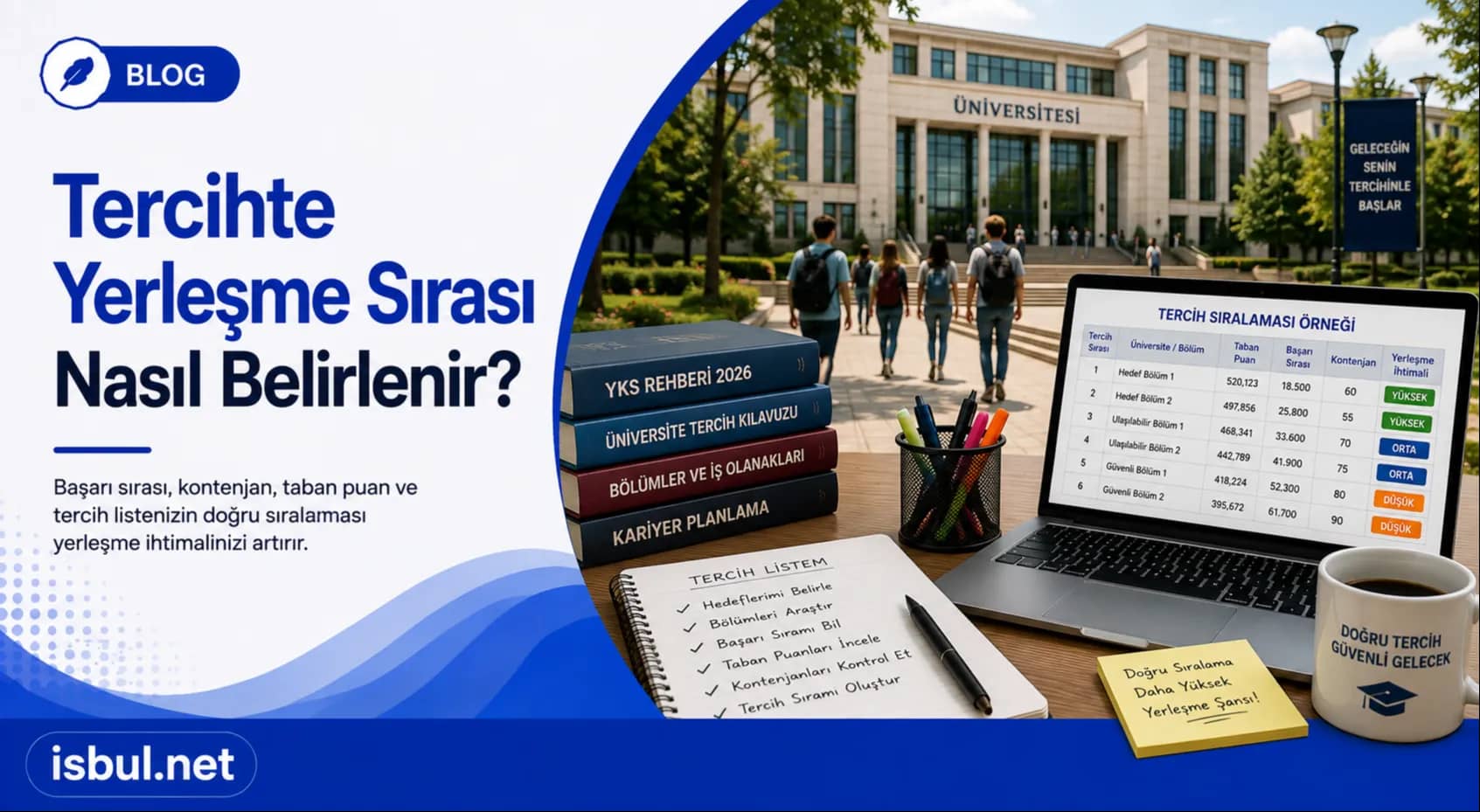 Tercihte Yerleşme Sırası Nasıl Belirlenir? Tercihte Yerleşme Sırası Nasıl Belirlenir?