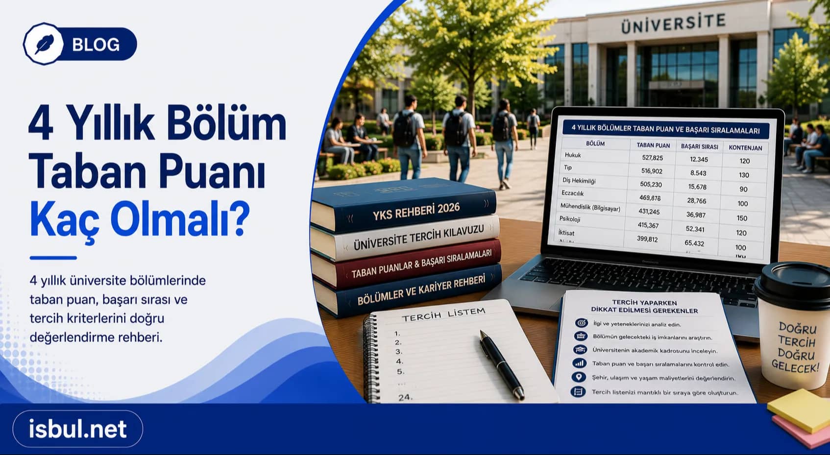 4 Yıllık Bölüm Taban Puanı Kaç Olmalı? 4 Yıllık Bölüm Taban Puanı Kaç Olmalı?